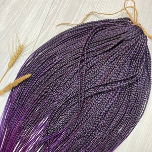 Purple DE dreadlocks and ombre braids of various textures/ombre dreadlocks braid extensions/double-sided dreadlocks, Space dreadlocks