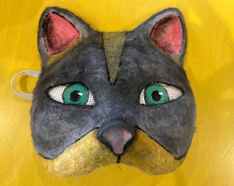 Gefilzte Katzen Therian Maske