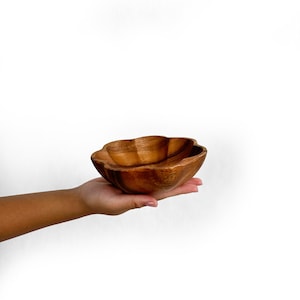 Ciotola per insalata in legno 2&quot;x6&quot;, ciotola per zuppa, ciotola per frullato, ciotola in legno di acacia, accessori da cucina