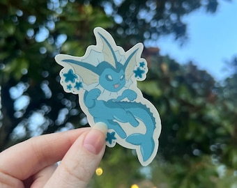 vaporeon / waterproof sticker