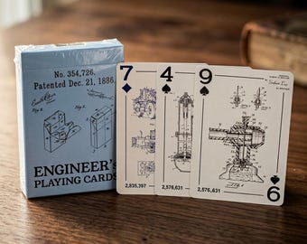 Engineer's Poker Deck Bundle: Technical Patent Art Cards