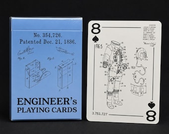 Engineer's Fathers Day Gift - Engineering Playing Cards for STEM Enthusiasts