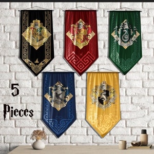 Harry Potter Wall Banner - Large Size 30 x 50 - Indoor Fabric Banner  (Gryffindor)
