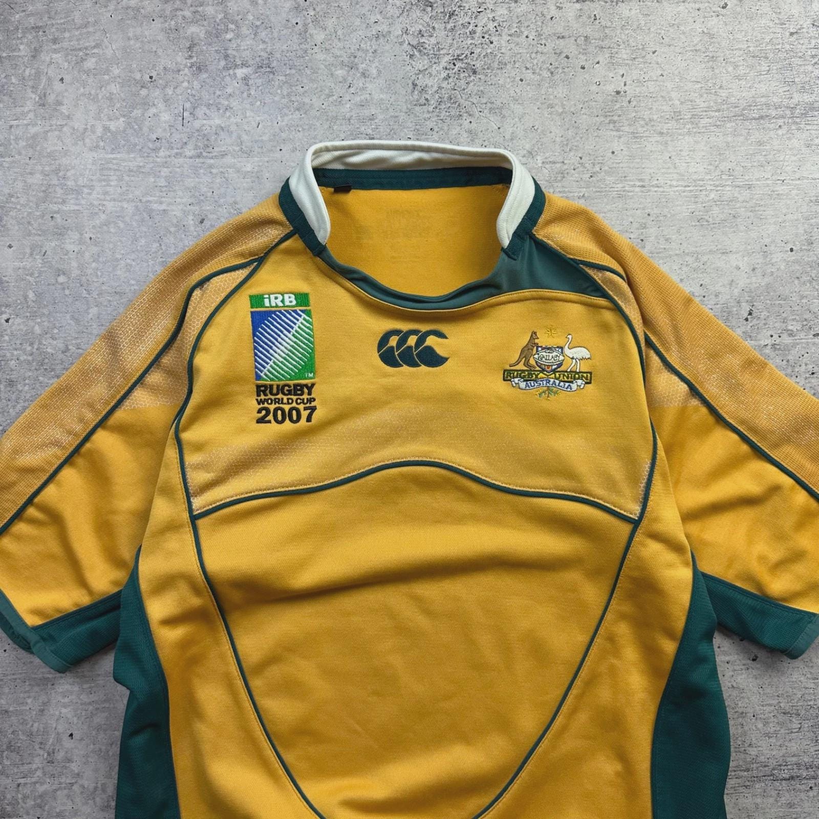 Maillot De Rugby Australie Wallabies Canterbury - Manches Longues - Taille L - Fabriqué En Irlande