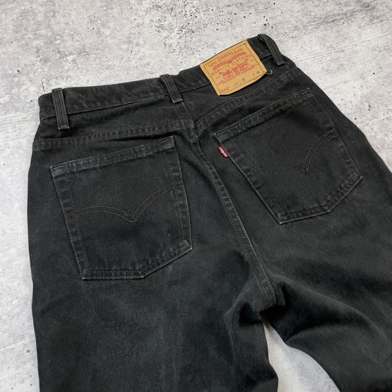 Levis 512 Vintage Denim Jeans Black Sz M Made in USA 90s - Etsy