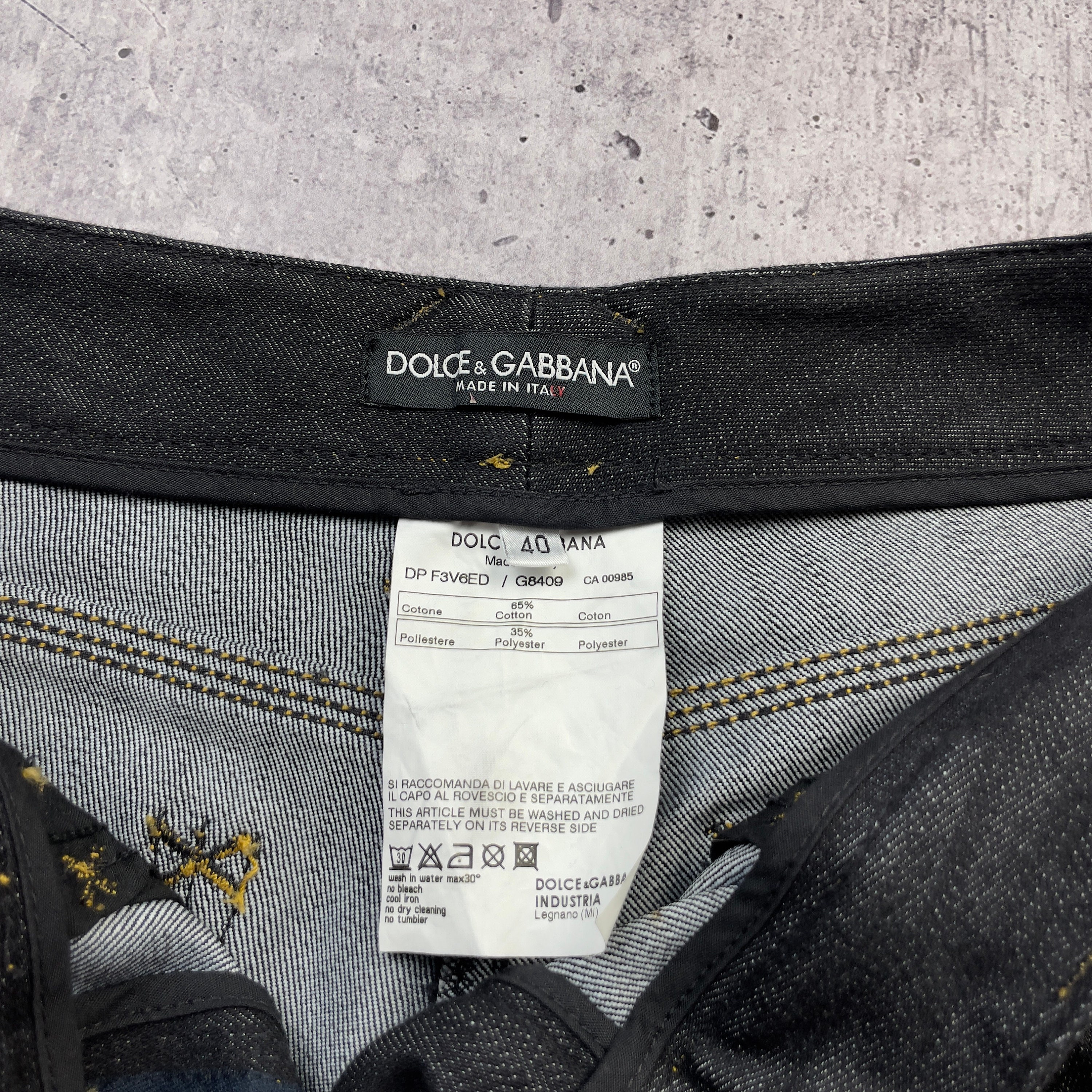 Vintage Dolce and Gabbana Jeans Size 40 Black Womens Lampo Zip - Etsy