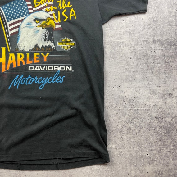 Vtg Harley Davidson Shirt 1986 XL USA Single Stit… - image 4