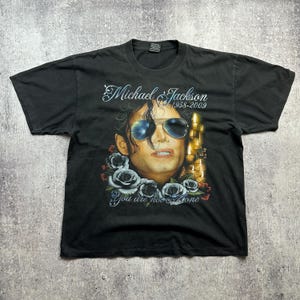 Rock Tees Männer T-Shirt Größe XL black band vintage
