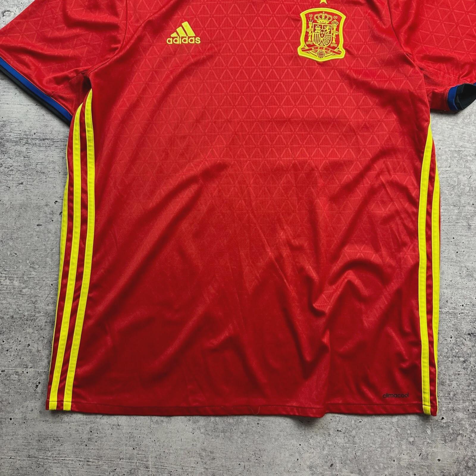 Vintage Spain Home Football Shirt Soccer Jersey Adidas Ai4411 Sz