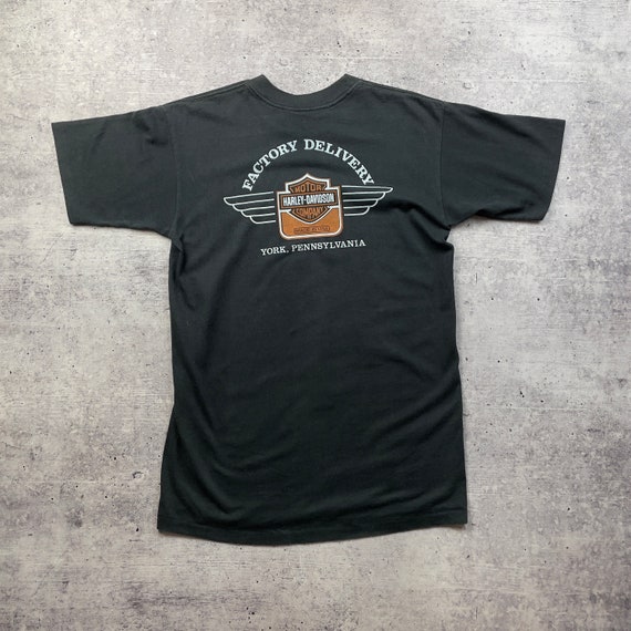 Vtg Harley Davidson Shirt 1986 XL USA Single Stit… - image 10