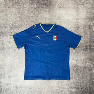 Men’s vintage Puma Italy 23 Materazzi Home 2008 National Soccer Football Jersey