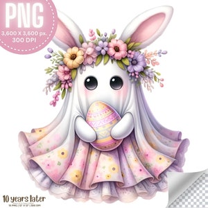 Süßer Pinky Süßer Ostergeist Hight Qualität Clipart 15 PNG | Bunny Ghost Clipart, Pink Ghost PNG-Grafik, Ghost Sublimation Kommerzielle Nutzung