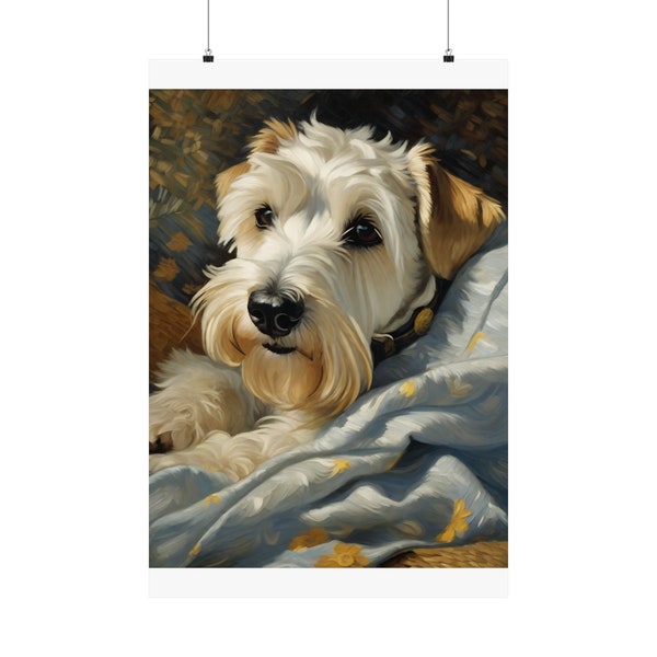 Whimsical Sealyham Terrier Art: Brighten Your Space with Canine Charm!