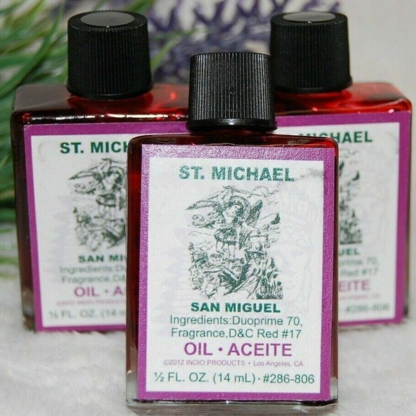 St. Michael Magical Oil (1) 4DRMs Healing, Protection, Angels, Santeria, Hoodoo