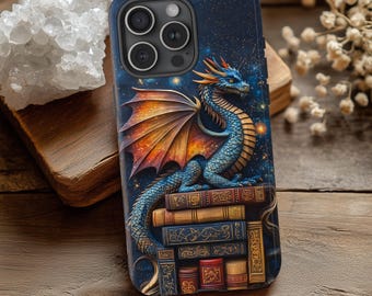 Celestial Dragon Bookish Handyhülle, Sternennacht Hülle