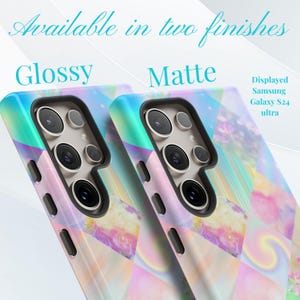 Pastelkleurige abstracte mozaïektegel telefoonhoesje, boho chic ontwerp, regenboog kleurrijk hoesje, iPhone Pro Max, Samsung Galaxy Ultra, Google Pixel XL Pro afbeelding 6
