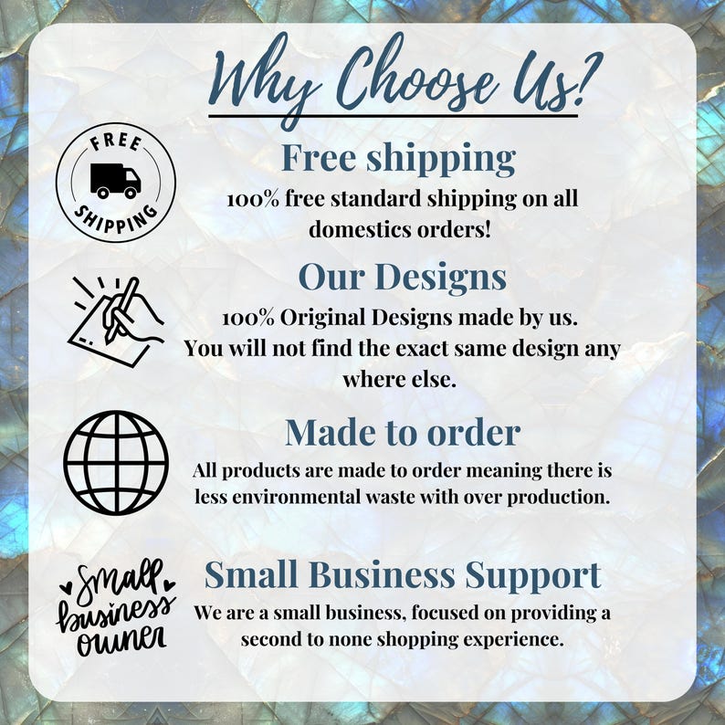 Labradorite Gemstone UV Printed Phone Case, Magsafe Phone Case, Crystal