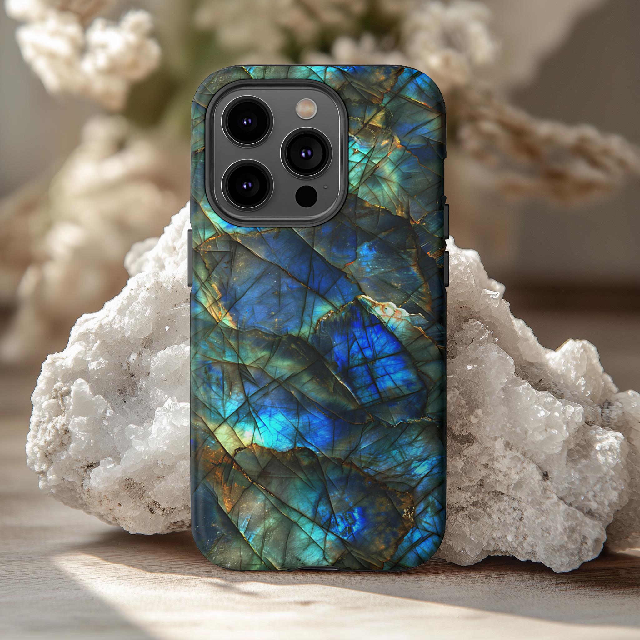 Blue Agate Clear Marble Iphone Xs Max Case Agate IPhone Case