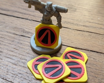 Tabletop Buff / Status Tokens – 3D Printed Set of 15
