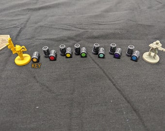 Campaign Barrel Tokens – Hidden Effects (Set of 13)
