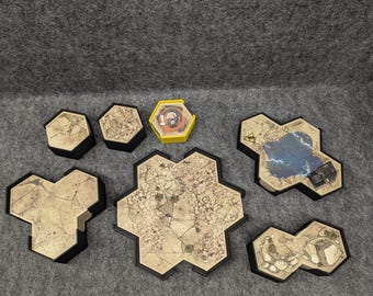 Hex Tile Storage Holders – Stackable Box Organizer (Core + Expansions)