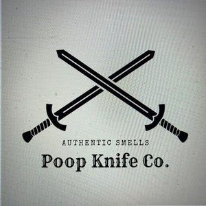 Handmade Vintage Poop Knife - Framed