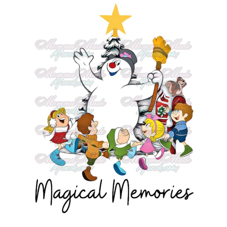 Frosty the Snowman Christmas Memories PNG - Etsy
