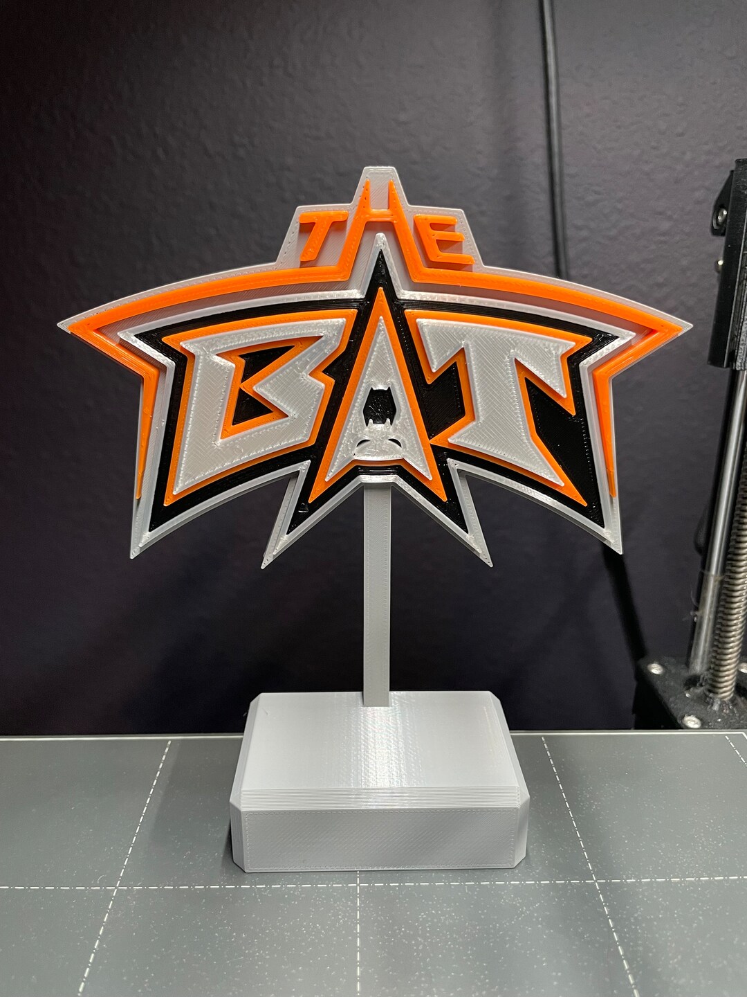Bat R Entry Graphics The Bat Entrance Sign Inspired Fan Art Desk Model - Etsy
