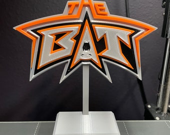 The Bat Entrance Sign Inspired Fan Art Desk Model