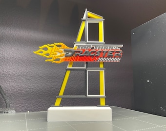 Top Thrill Dragster Entrance Sign Art Desk Model