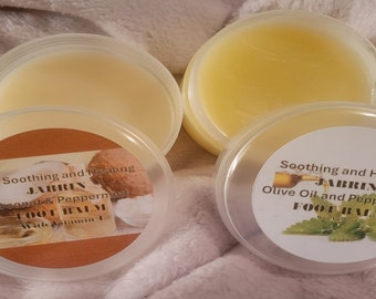 Soothing and Healing All-Natural Foot Balm with Vitamin E