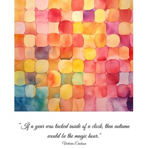 Fall Foliage Zen Coloring Collection Adult Pages Instant Download for DIY Prints Watercolor images colorful to sooth anxiety with fall quotes autumn love