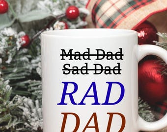 Funny Rad Dad Coffee Mug: Dad Joke Gift