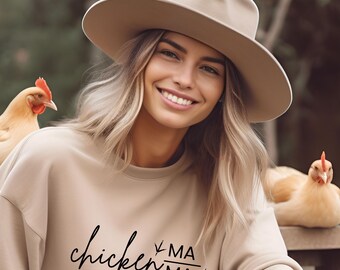 Chicken Shirt Chicken Mama Sweatshirt Chicken Mom Shirts Chicken Prints Chickens Shirt Chicken Tee Chicken Lover Shirts Chicken Sweater