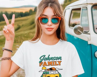 Family Vacation Shirts Custom Matching Family Reunion T-shirt Custom Family Name Shirt Family Trip Shirt Matching Shirts for Family Event