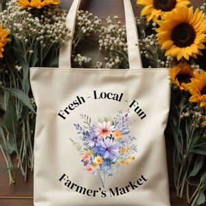 White Heart Farmers Market Tote