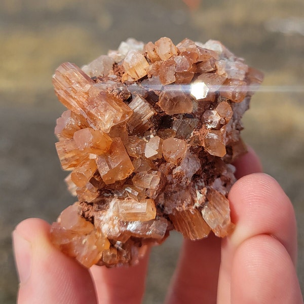 Aragonite Starburst / Sputnik Cluster - Natural Aragonite Crystals from Africa