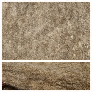 100% ORGANIC upholstery wadding acoustic fleece fleece natural fiber volume fleece sheep wool