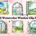 Watercolor Open Window Clip Art, Spring Graphics, Spring Clipart ...