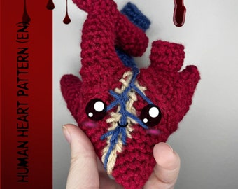 Human Heart Crochet Pattern