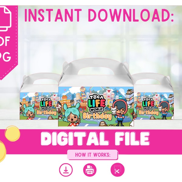 Toca Boca Toca Life Printable Etsy