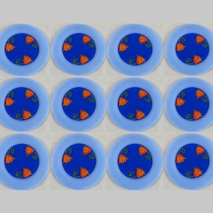 12 Matys by Arcoroc, Luminarc platters, round Platters