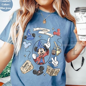 Retro Disney Sorcerer Fantasmic Mouse Shirt,  Comfort Colors Shirt, Wizard Shirt ,Mickey Mouse Shirt ,Fantasmic Mouse Shirt, Fantasmic Shirt