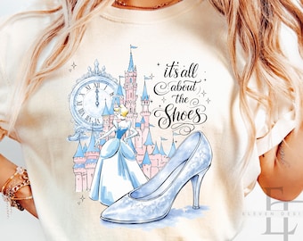 Comfort Colors Disney Cinderella Shirt,Princess Shirt,Disney Girl Trip Shirt,Disneyland Vacation Tee,Walt Disney World Shirt,Disney gift Tee
