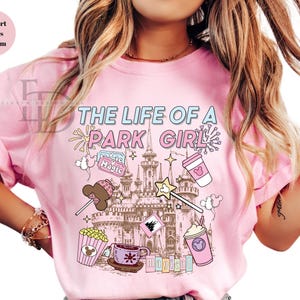 The Life Of A Park Girl Disney Castle Shirt, Retro Pastel Best Day Ever Tee, Disney World Shirt,Disneyland Magic Shirt,Magical Castle 2026 image 2