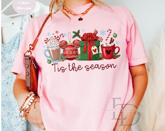Comfort Colors Christmas Shirt, Tis The Season Christmas Shirt ,Christmas Season Shirt, Disney Christmas Shirt ,Christmas Party Shirt,