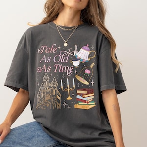 Vintage Disney Beauty and the Beast Belle Princess Shirt, Tale as old as time Disneyland Walt Disneyworld Trip Shirt,Belle Disney World Tee