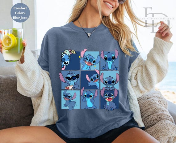 Comfort Colors Stitch Shirt, Disney Shirt, Disney Stitch Family Shirt, Stitch Disneyland Shirt,Disney Stitch Ohana Shirt,Disney Stitch Shirt