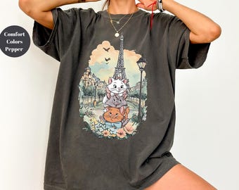 Disney The Aristocats Shirt, Family Matching Shirt,Marie Aristocats, Cat Lovers Shirt,Animal Kingdom Shirt,Comfort Colors Tee,Disney Cat Tee