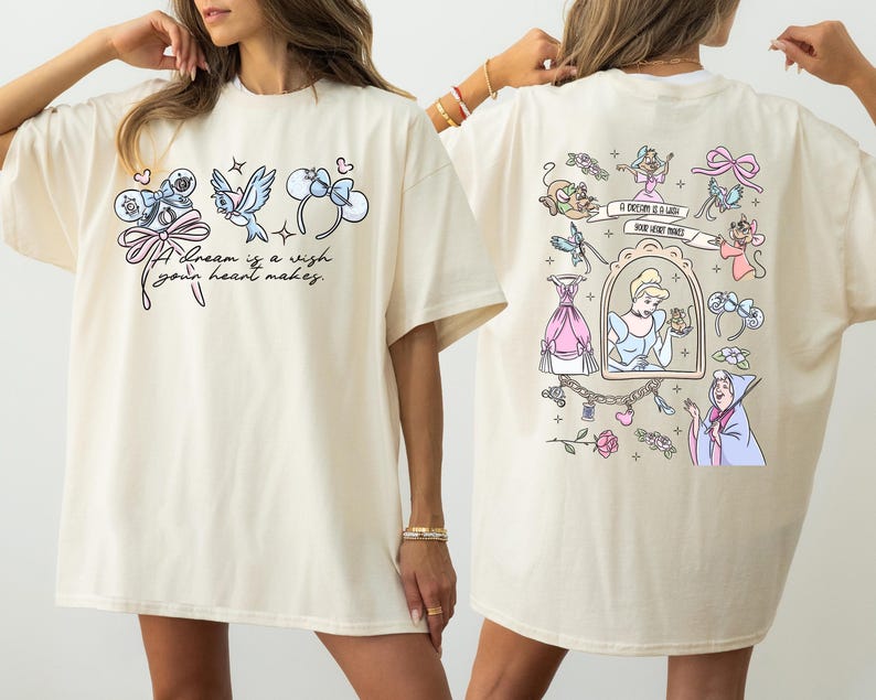 Comfort Colors Disney Coquette Bow Cinderella Shirt,Princess Shirt,Disney Girl Trip Shirt,Walt Disney World Shirt,Disneyland Vacation Shirt image 2